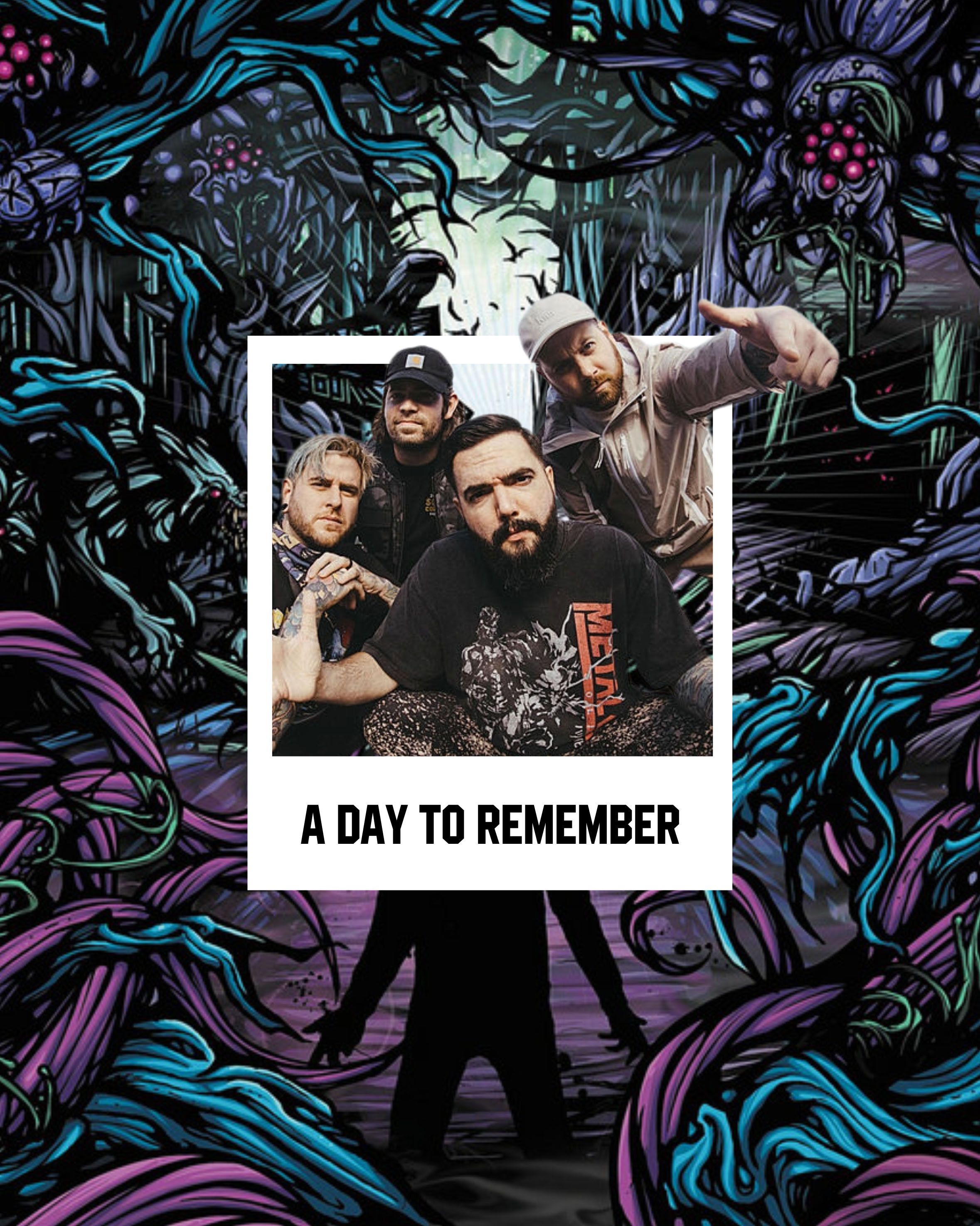 Band Tees A Day To Remember Gator Heart Tshirt Size US L / EU 52-54 / 3 - 7 Thumbnail