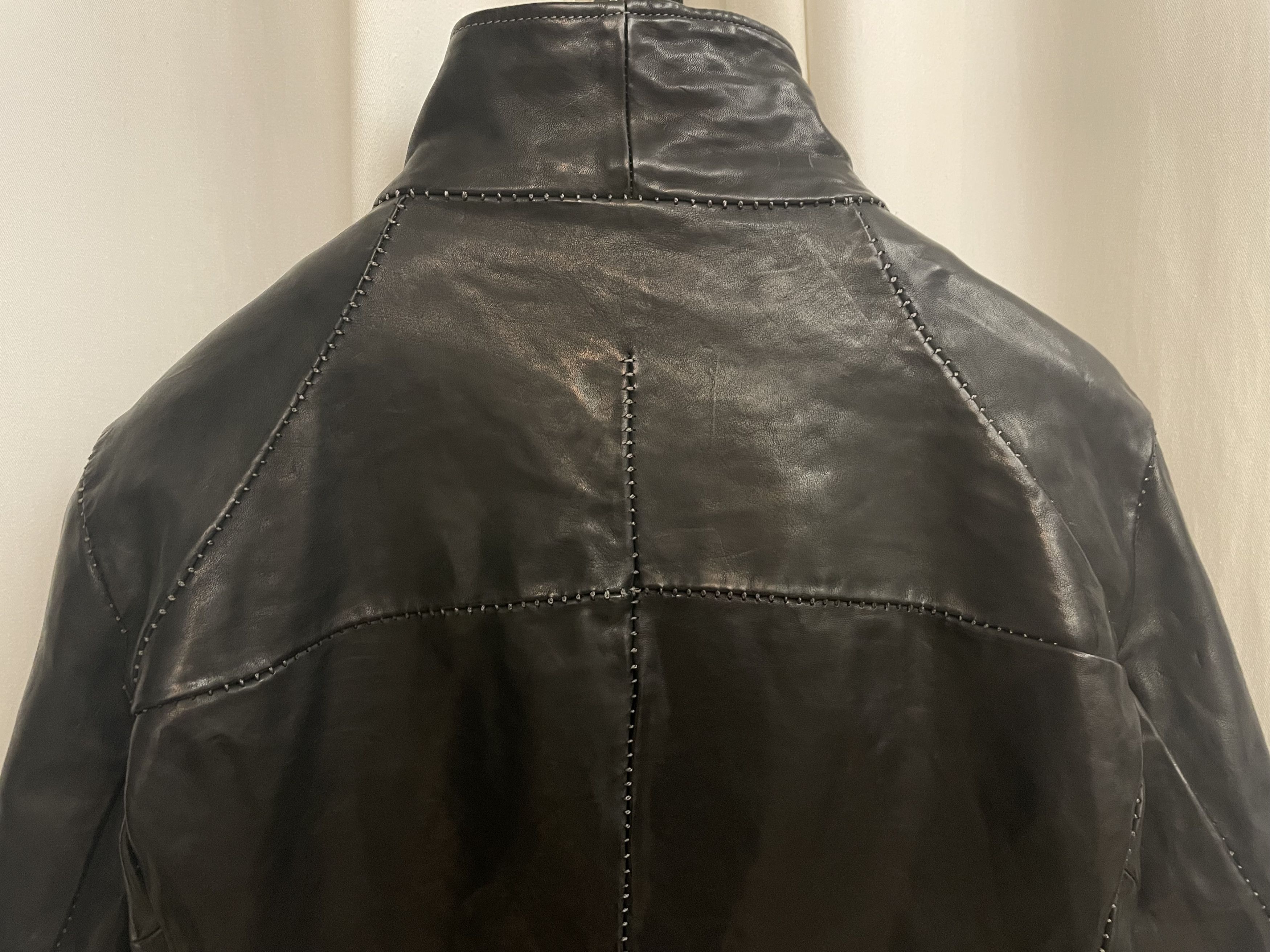 Incarnation Bias zip darts shoulder horse leather jacket Size US S / EU 44-46 / 1 - 4 Thumbnail