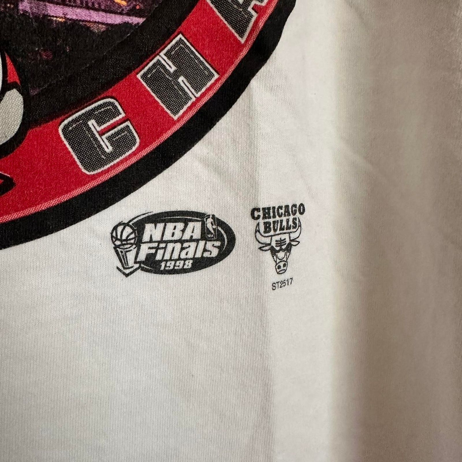 Starter × Vintage Vintage Chicago Bulls 3-Peat Shirt Size US XL / EU 56 / 4 - 3 Thumbnail