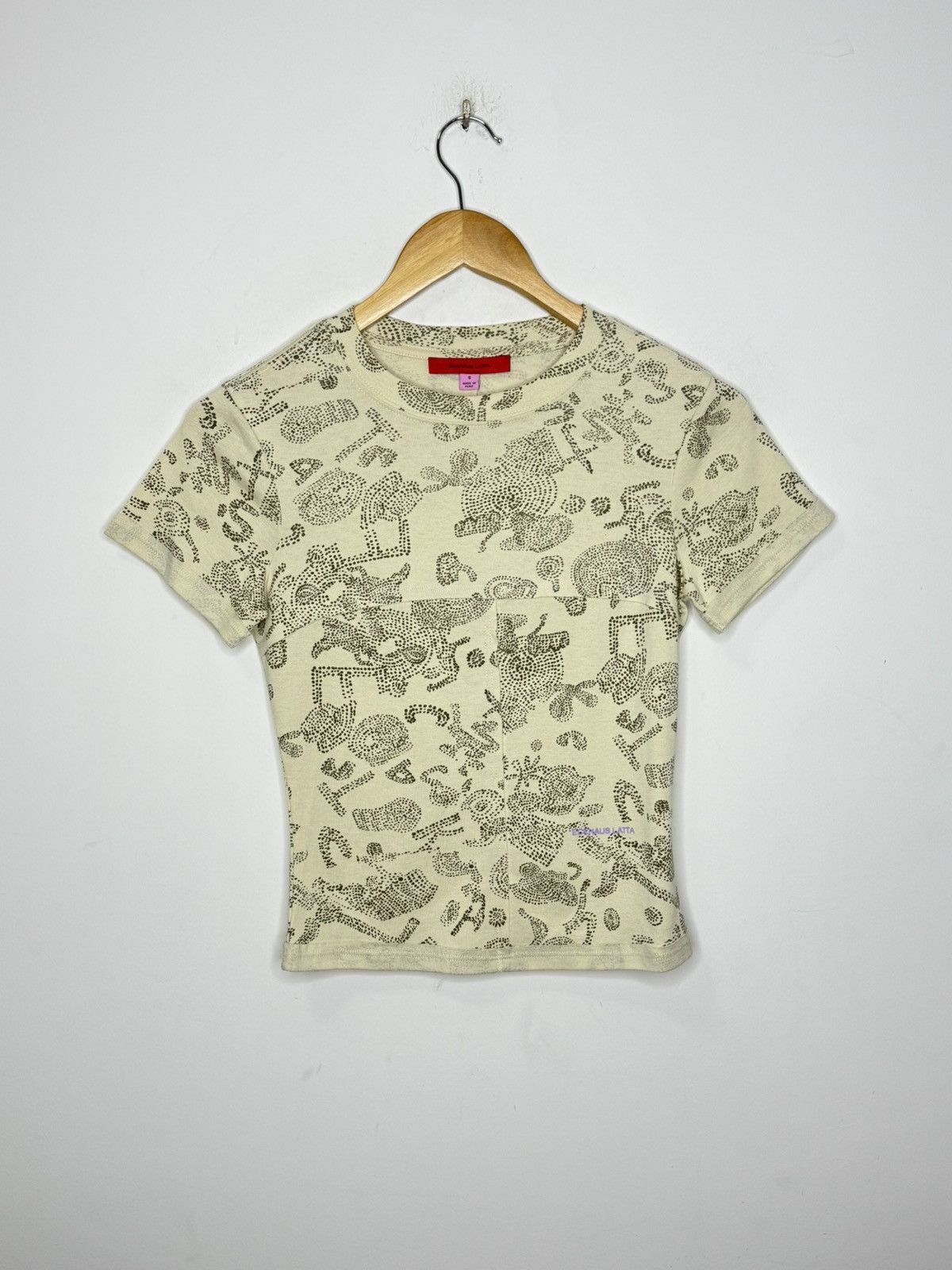 Eckhaus Latta Eckhaus Latta Lapped Baby Tee Size S / US 4 / IT 40 - 2 Thumbnail