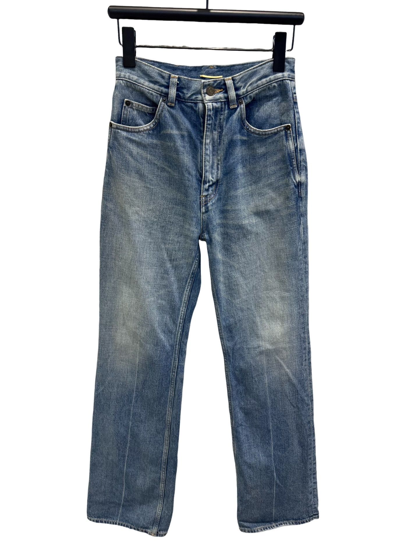 Saint Laurent Paris Saint Laurent Blue Denim Jeans Size 26 Size 26" / US 2 / IT 38 - 1 Thumbnail