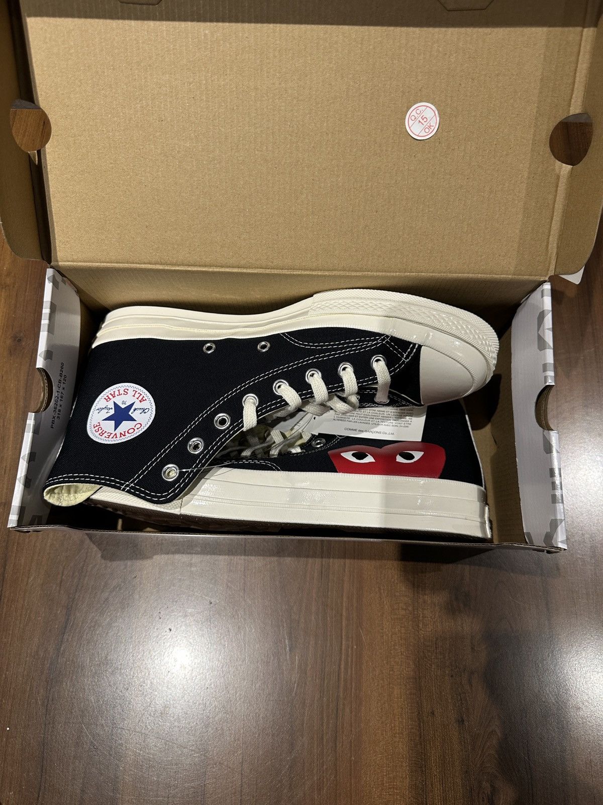Comme des Garcons PLAY Comme des Garçons PLAY x Converse High Top Size US 10 / EU 43 - 3 Thumbnail