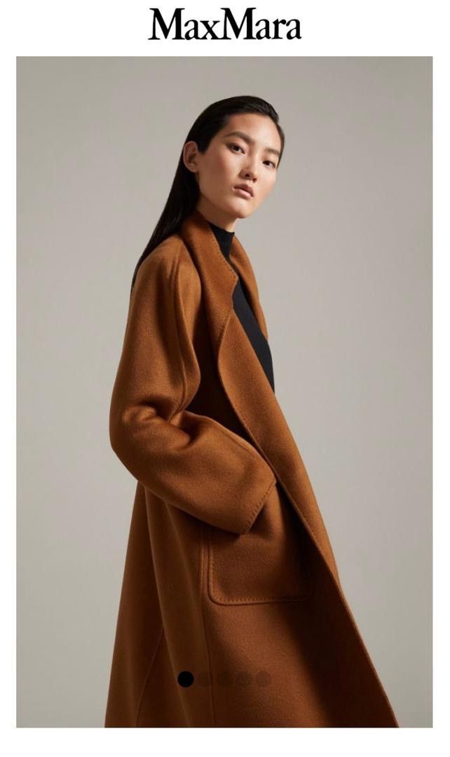 Max Mara MAX MARA TOBACCO CASHMERE CARDIGAN COAT Size S / US 4 / IT 40 - 3 Thumbnail
