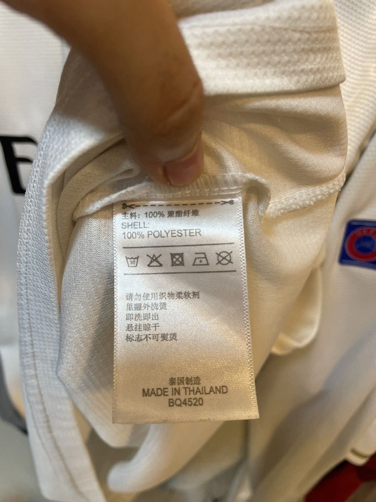 Adidas × Vintage 2018-2019 Real Madrid CR7 Long Sleeves Home Kit Size US L / EU 52-54 / 3 - 5 Thumbnail