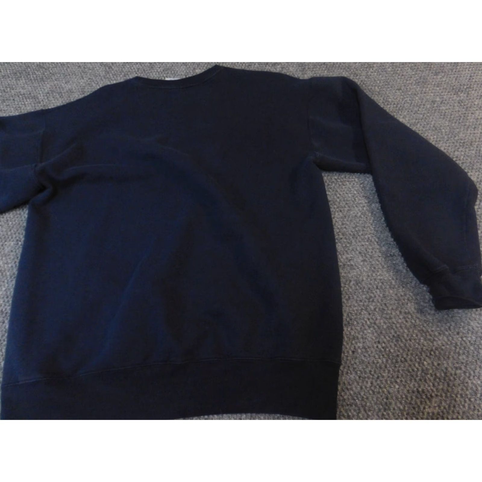 Champion Champion Mens Sweater Crewneck Pullover Medium M Blue Covington Georgia Front Back Discolorations in Good Condition Size US M / EU 48-50 / 2 - 7 Thumbnail