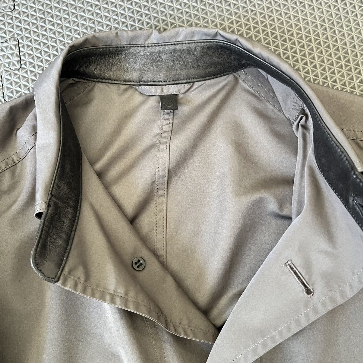 Designer × Z Zegna Z Zegna Lightweight Grey Belted Trench Coat Grey Size L Size US L / EU 52-54 / 3 - 3 Thumbnail