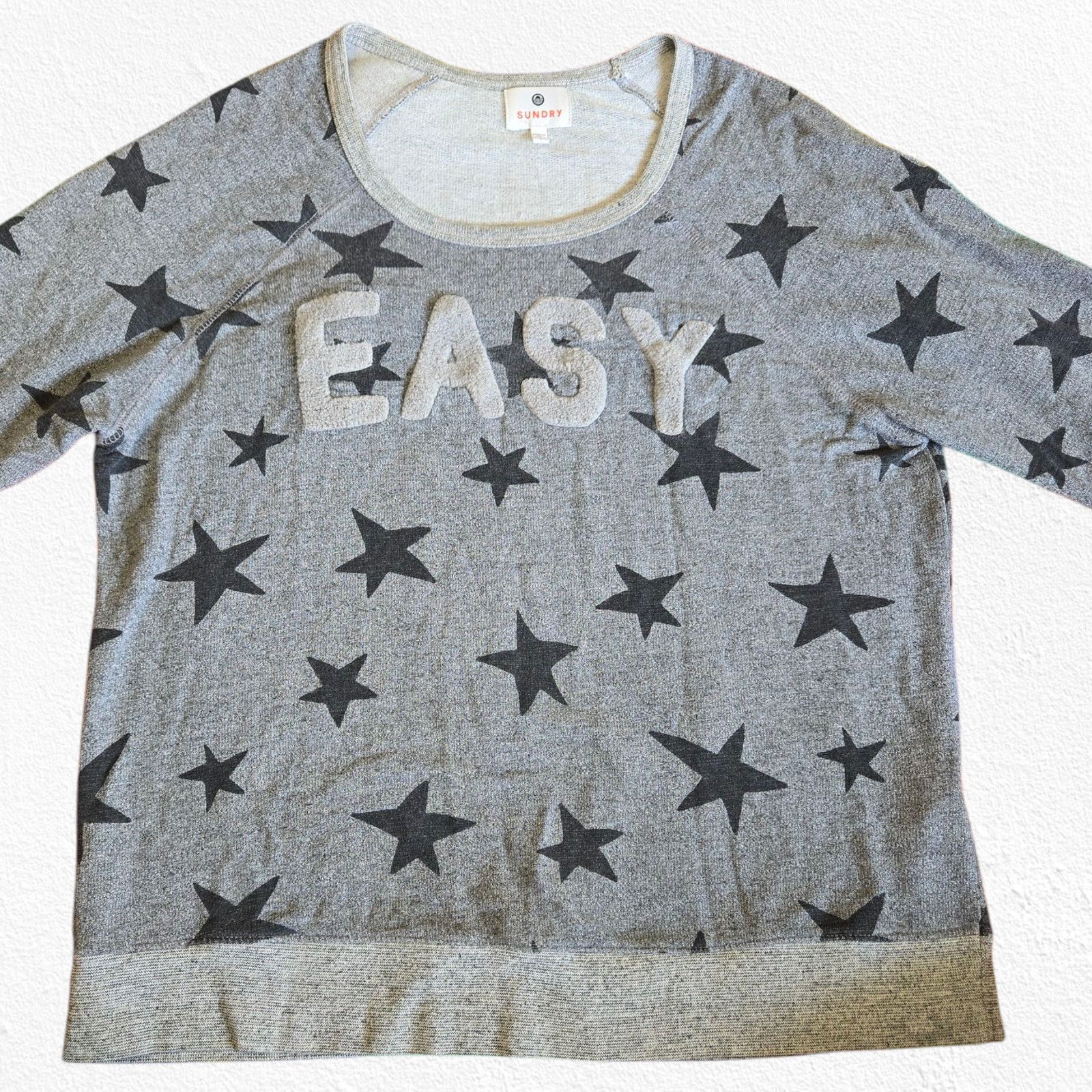 Sundry Sundry Gray Star Print Sweatshirt Size 1 Small Size S / US 4 / IT 40 - 6 Thumbnail