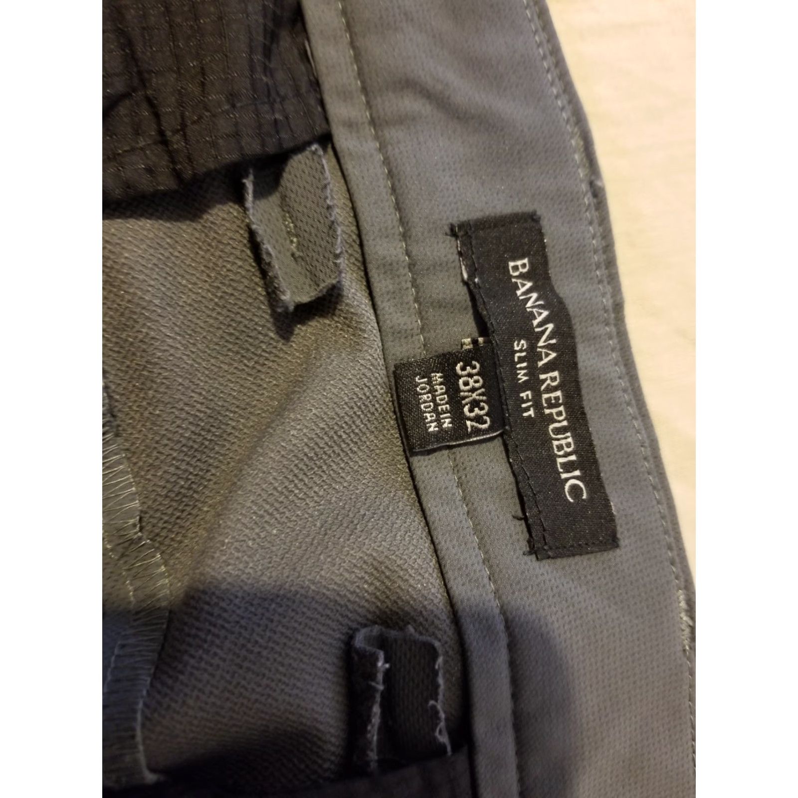 Banana Republic Banana Republic Pants 38x32 38x30 Gray Performance Khaki Slacks Chino Dress Size US 38 / EU 54 - 4 Thumbnail