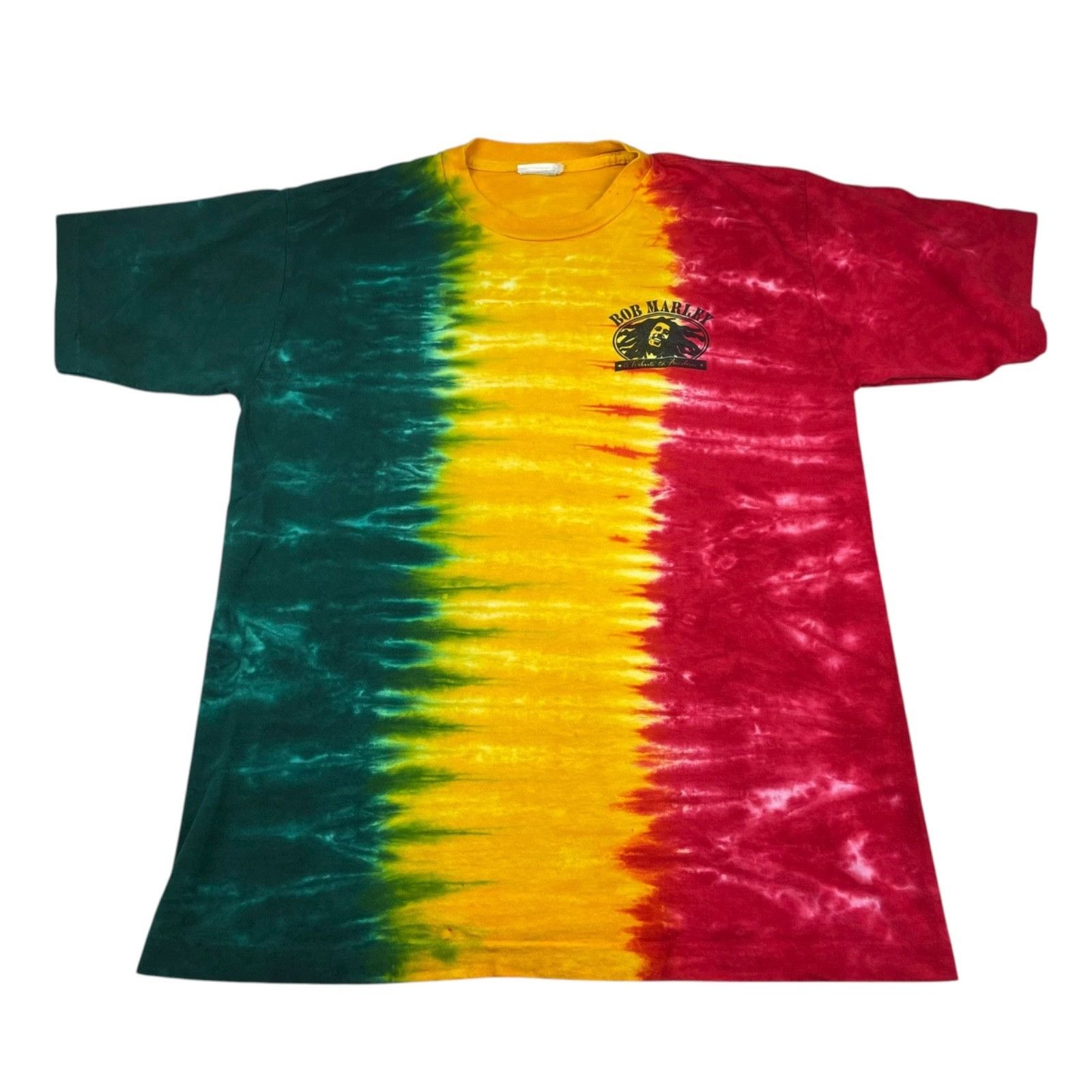 Other Bob Marley One Love One Heart T-Shirt Jamaica Tie Dye Red/Gr Size US M / EU 48-50 / 2 - 2 Thumbnail