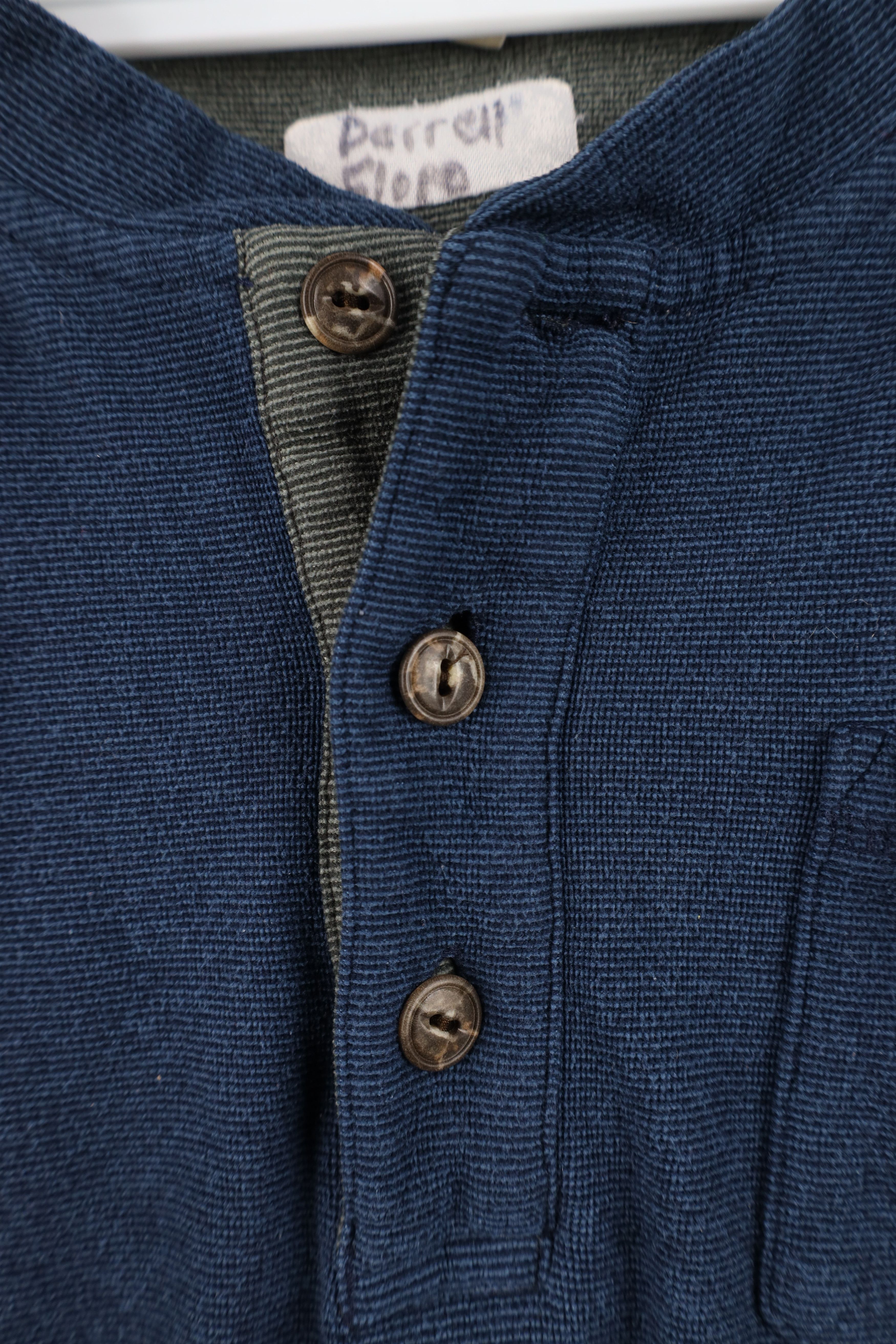 L.L. Bean Vintage LL Bean Fleece Long Sleeve Henley T-Shirt Blue Size US L / EU 52-54 / 3 - 5 Thumbnail