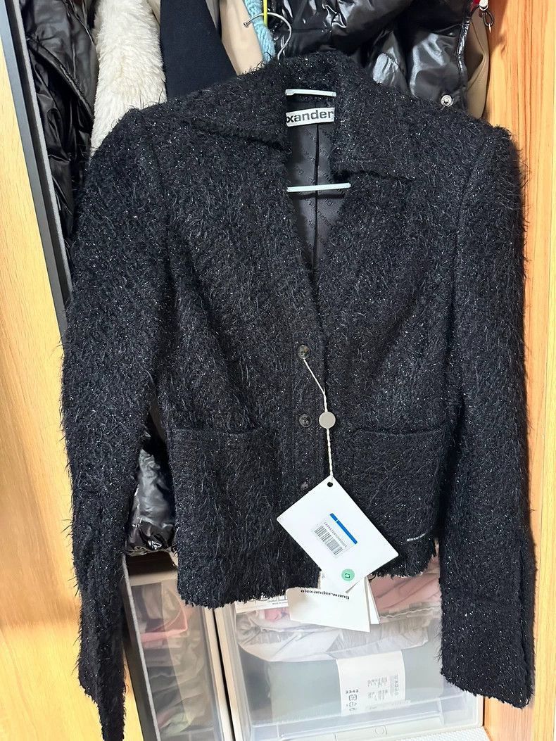 Alexander Wang Alexander Wang Tweed Coat- Size XS / US 0-2 / IT 36-38 - 1 Thumbnail