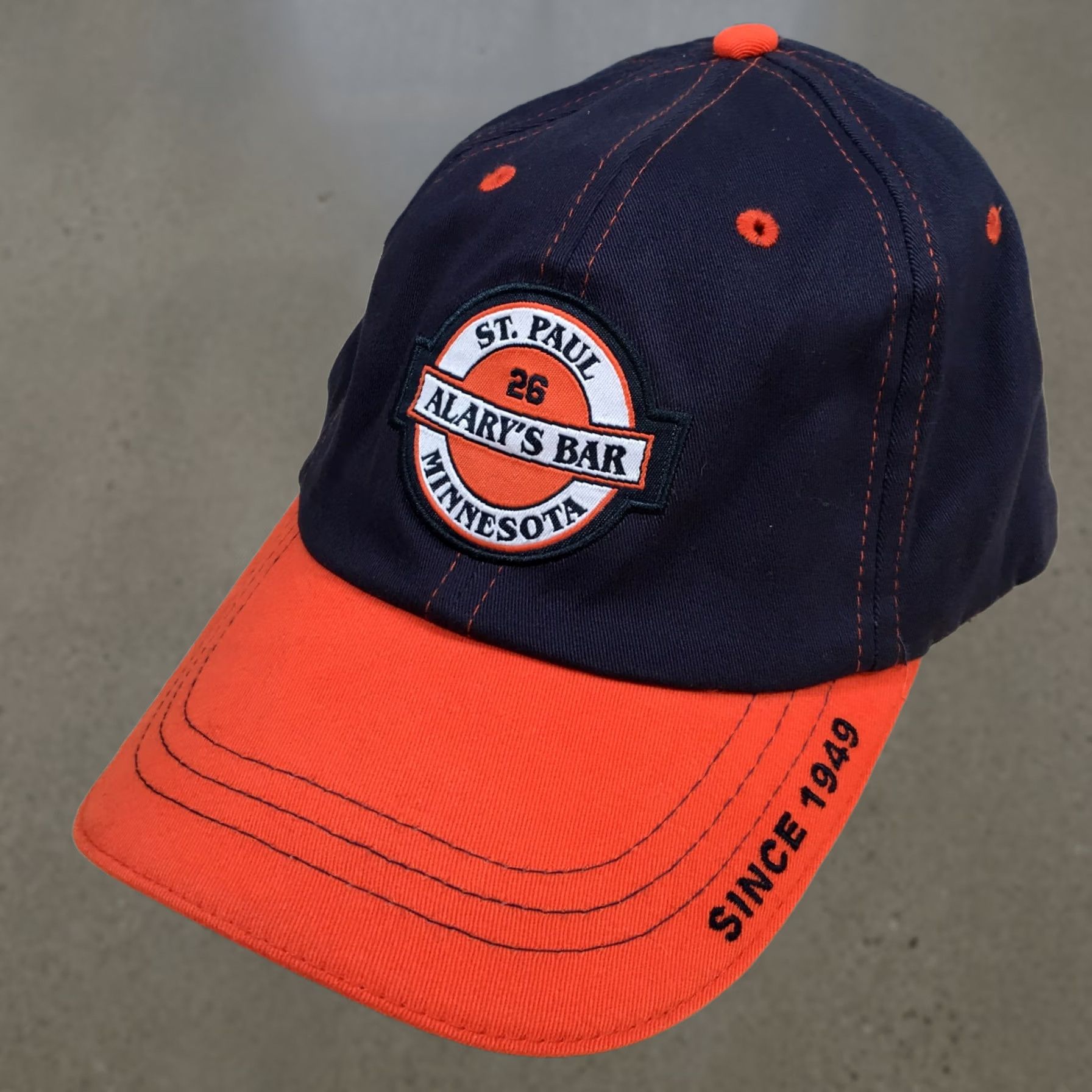 Vintage Gator Garb Minnesota St Paul Alarys Bar Baseball Cap Blue Orange OS Embroidered Unsiex Men Size ONE SIZE - 1 Thumbnail