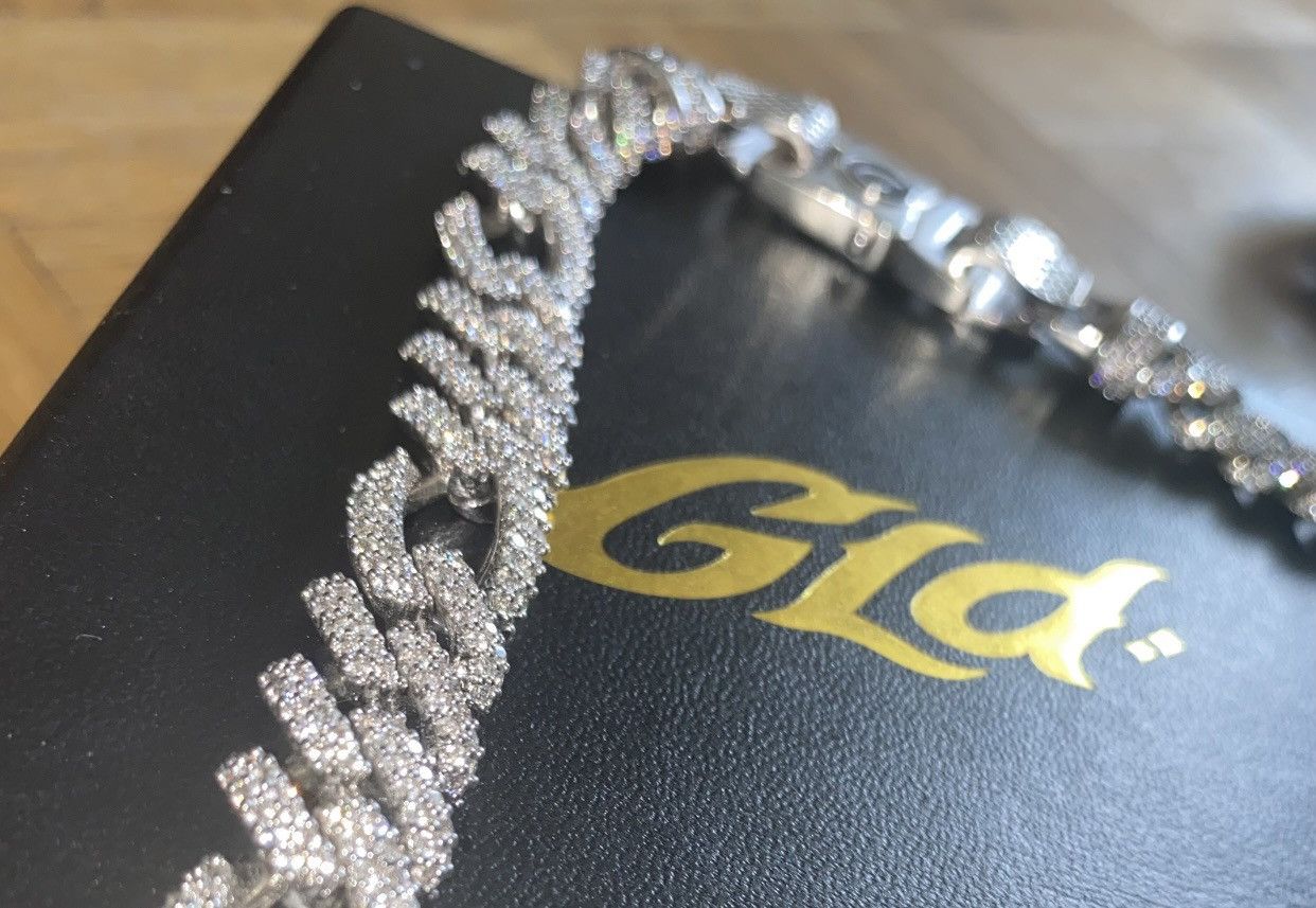 Jewelry iced figaro necklace chain Size ONE SIZE - 1 Thumbnail