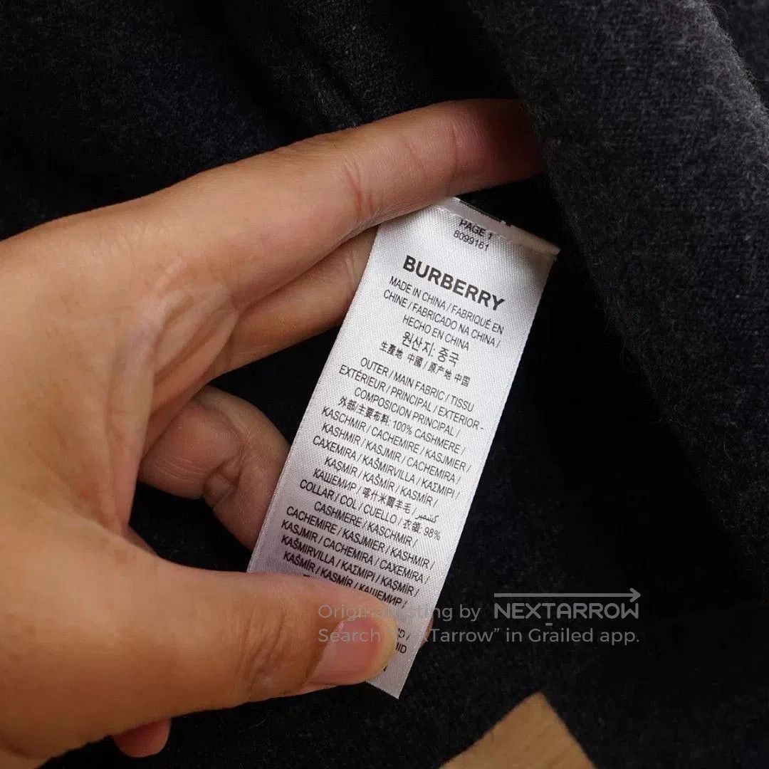 Burberry Burberry Men's Cashmere Cardigan Sweater. Size US M / EU 48-50 / 2 - 8 Thumbnail