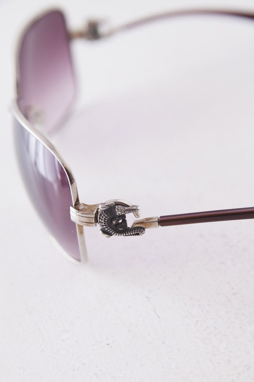 Kieselstein-Cord Kieselstein alligator sunglasses Size ONE SIZE - 6 Thumbnail