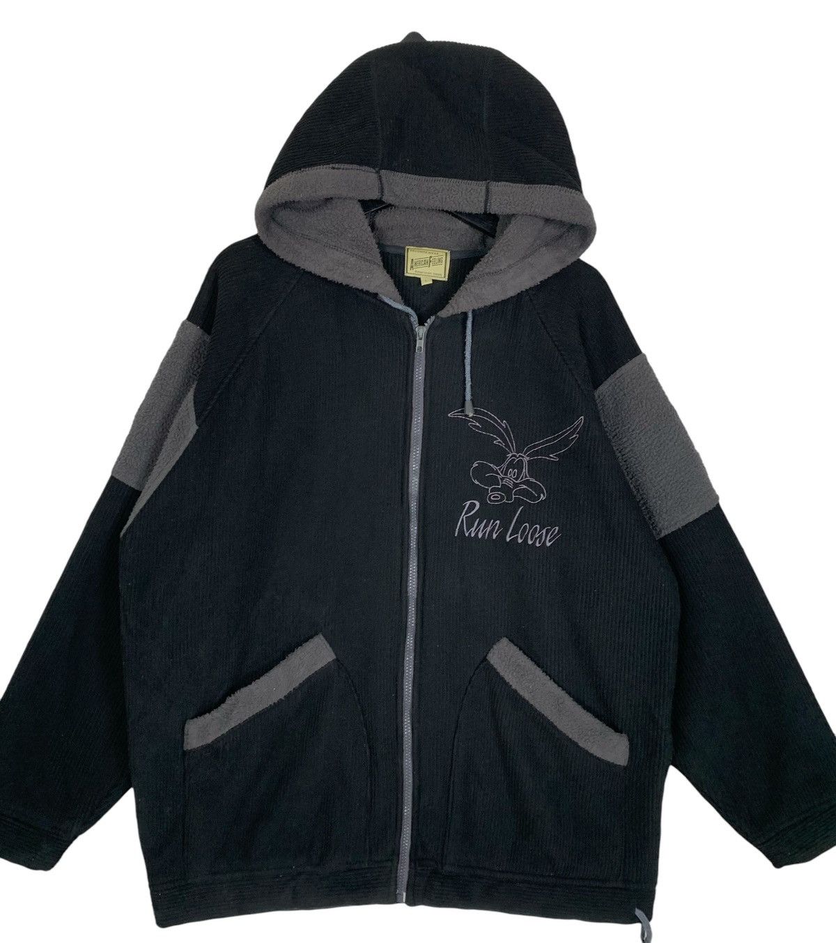 Japanese Brand America Felling Run Loose Embroidery cartoon network hoodie Size US M / EU 48-50 / 2 - 2 Thumbnail