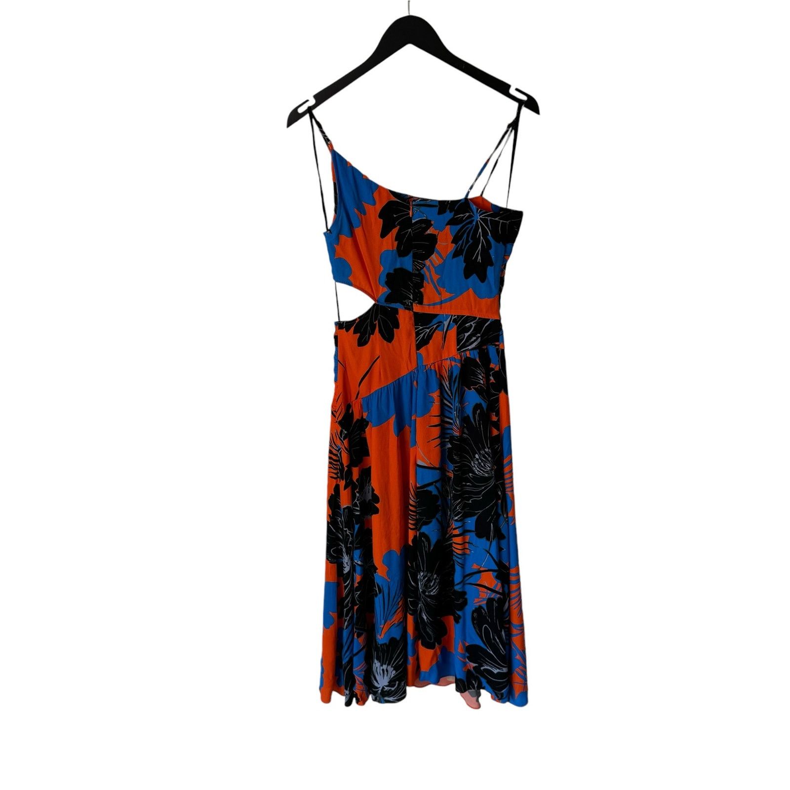 Anthropologie Anthropologie Tracy Reese Printed Asymmetrical Cutout Dress Size XS / US 0-2 / IT 36-38 - 9 Thumbnail