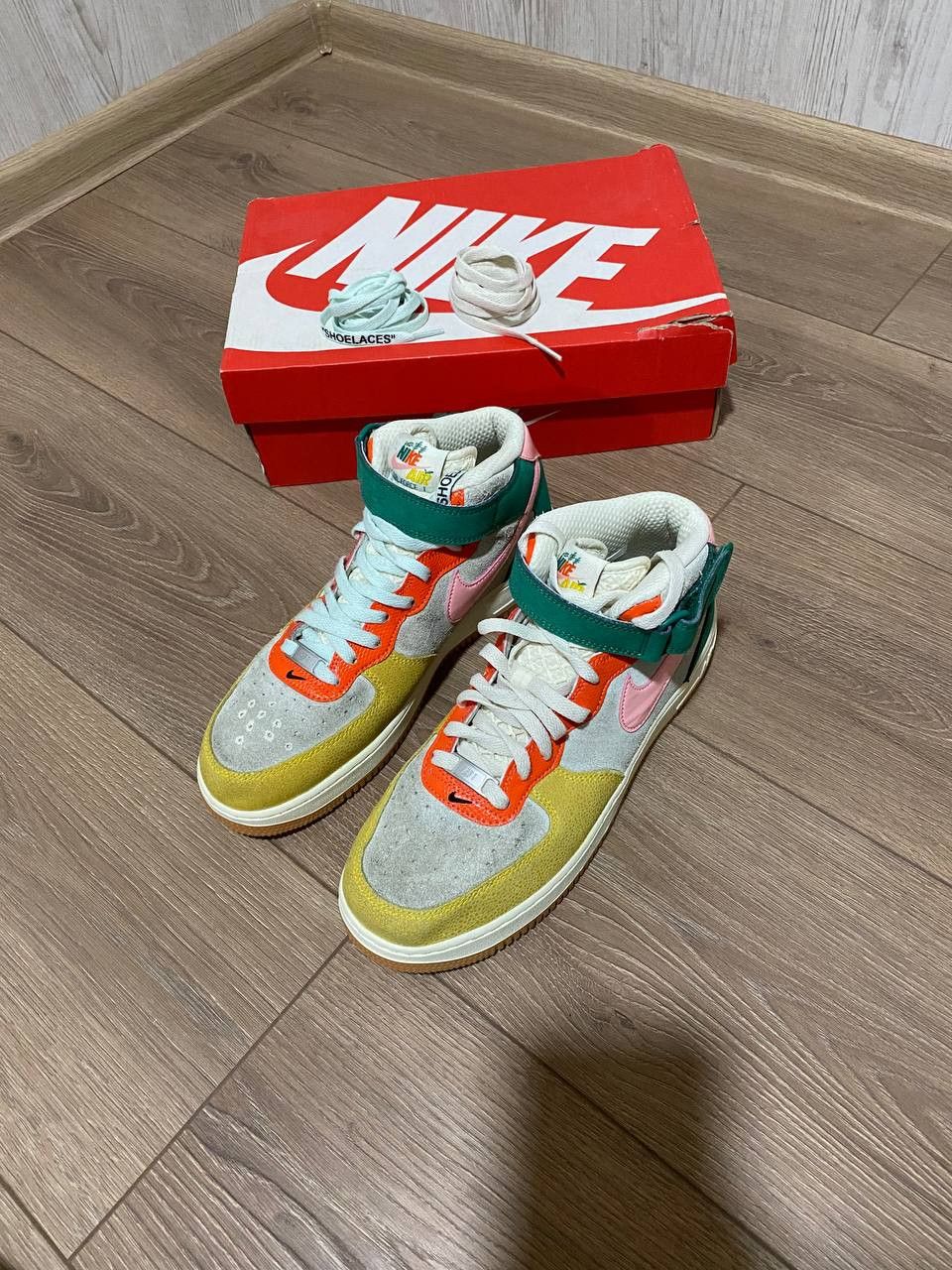 Nike glamour Nike Air Force 1 Mid NH Shoes Coconut Size US 8.5 / EU 41-42 - 6 Thumbnail