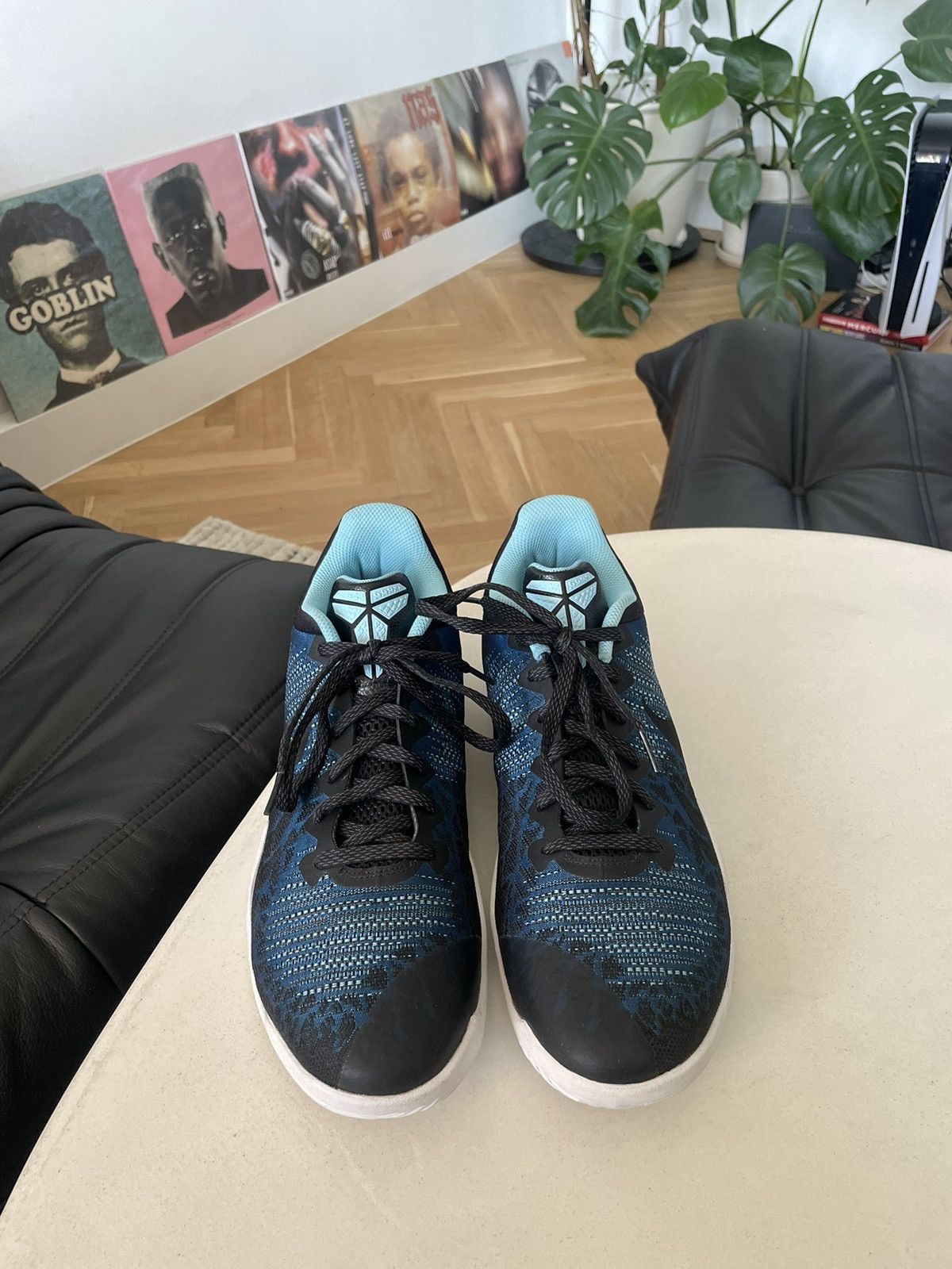 Nike Nike Kobe Mamba Rage Blue Nebula Low Sneakers Basketball Size US 12 / EU 45 - 5 Thumbnail