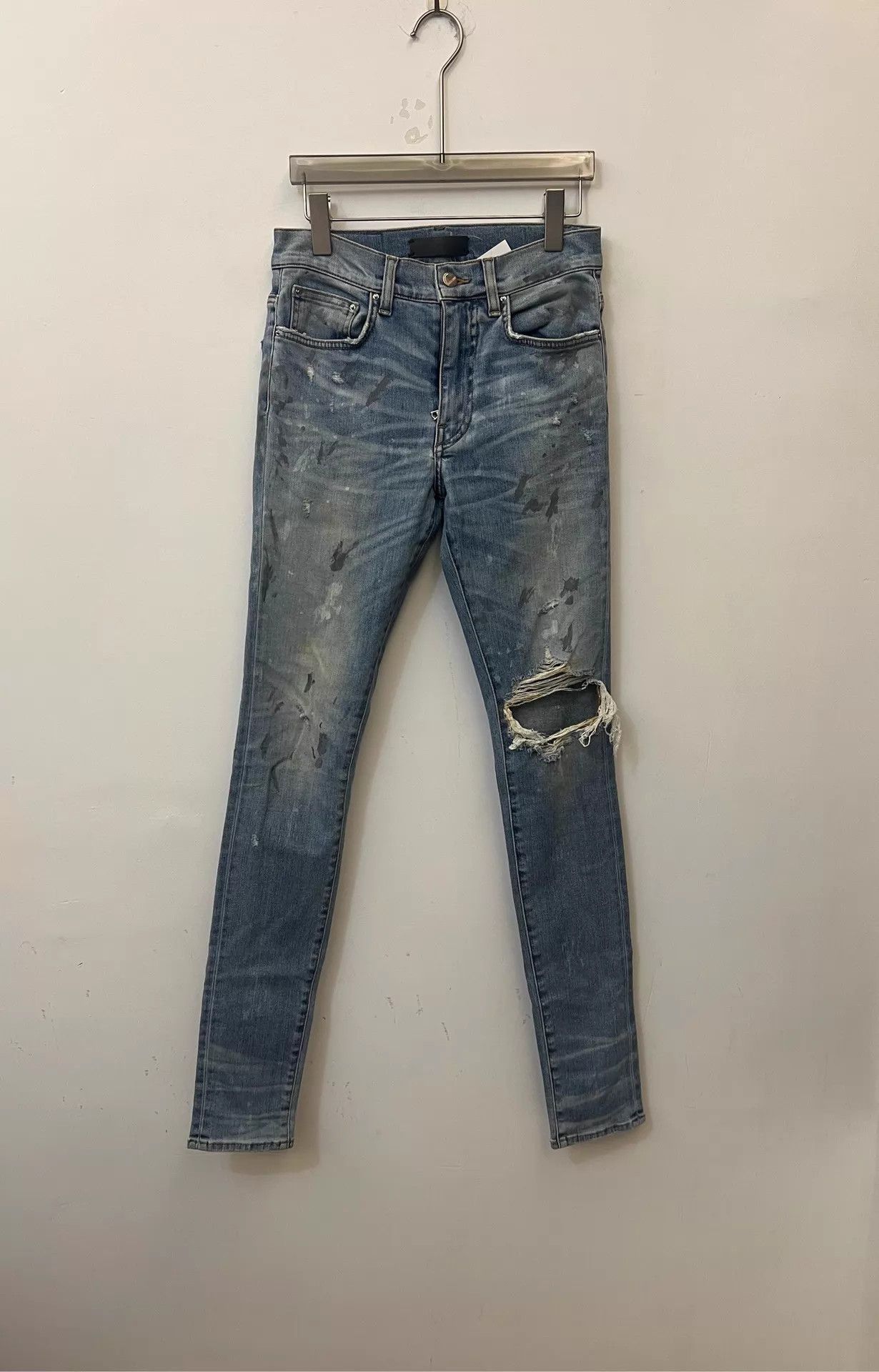 Amiri AMIRI Distressed Splatter Jeans Size US 30 / EU 46 - 1 Thumbnail