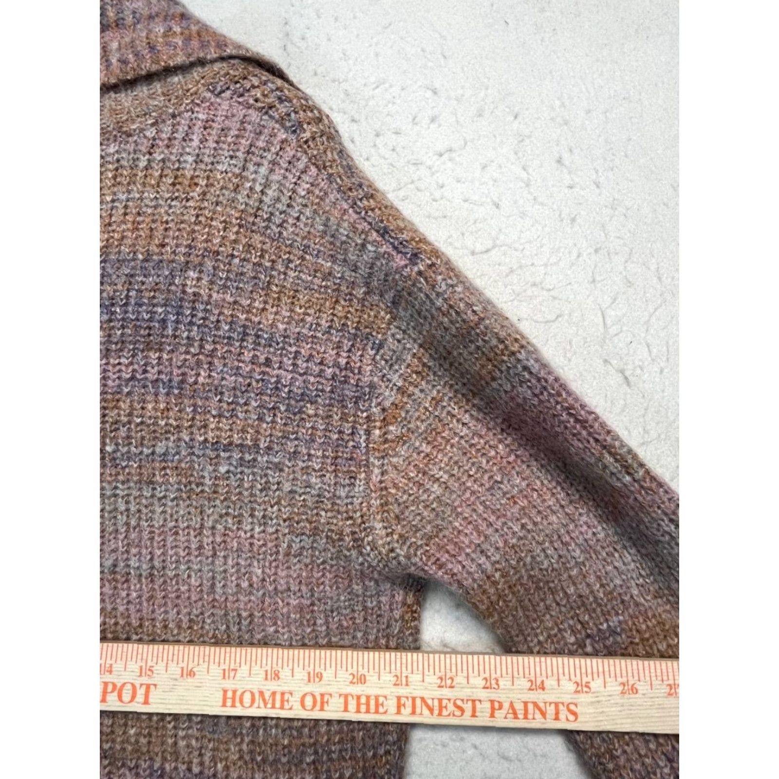 Anthropologie Maeve By Anthropologie Wool Blend Knit Open Cardigan Women's Size Medium Beige Solid Long Sleeve Size XS / US 0-2 / IT 36-38 - 4 Thumbnail