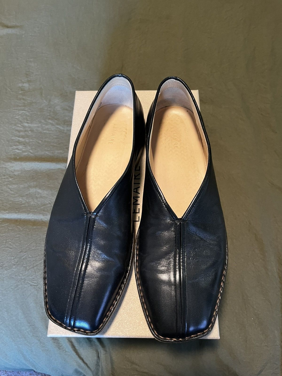 Lemaire Lemaire Flat Piped Slippers | Grailed