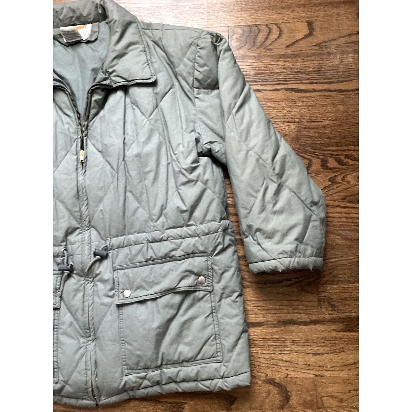 Vintage VINTAGE Catamount Trail Puffer Jacket Duck Down Quilted Military Mens Large Green Chore Size US L / EU 52-54 / 3 - 4 Thumbnail