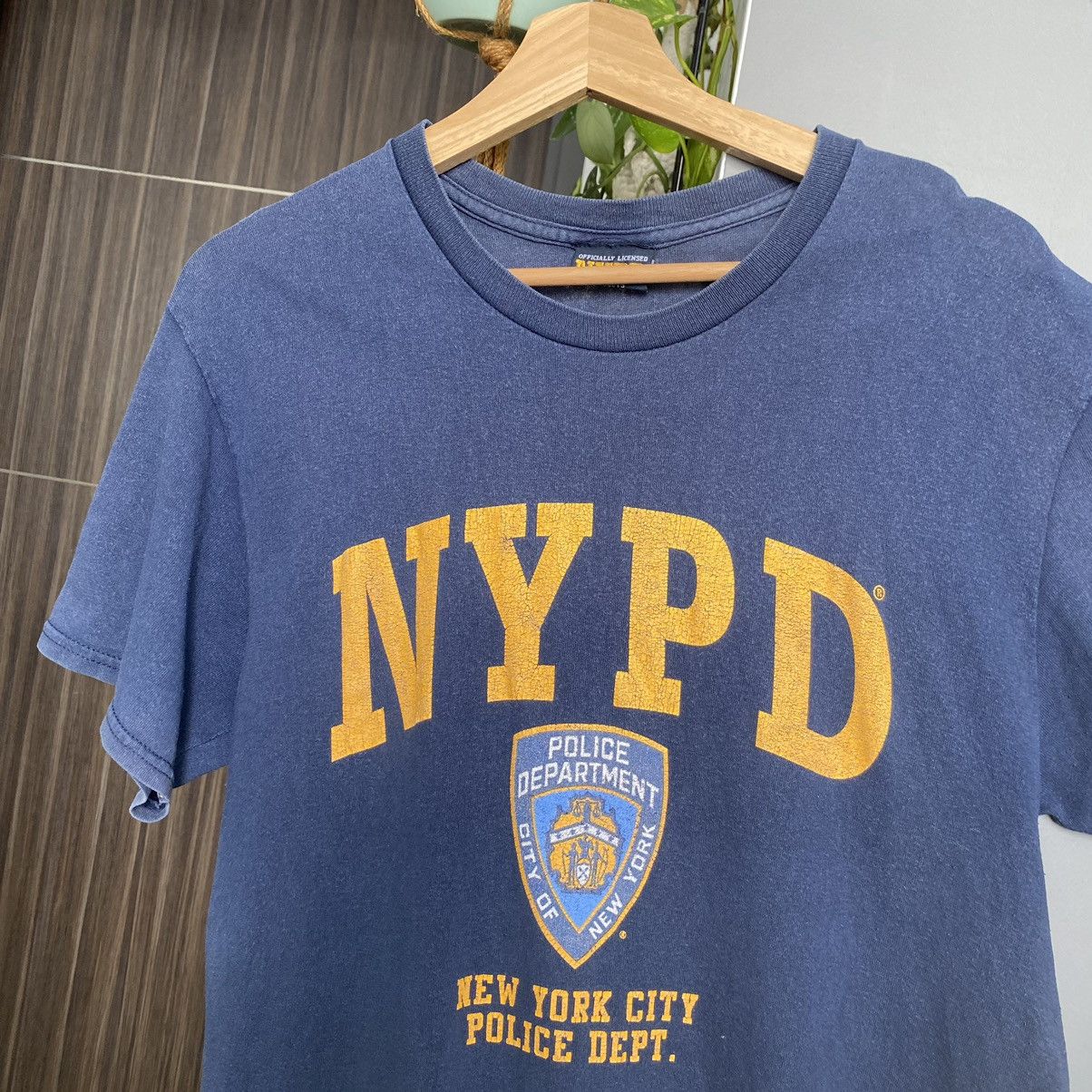 Vintage Thrashed Faded Vintage Y2K NYPD ERD GRUNGE GRAIL OG TSHIRT Size US M / EU 48-50 / 2 - 3 Thumbnail