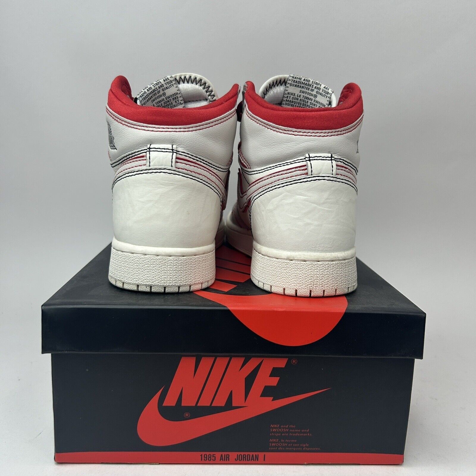 Nike Nike Air Jordan 1 High OG Retro “Phantom/Gym Red” 2023 Size US 5.5 / IT 35.5 - 5 Thumbnail