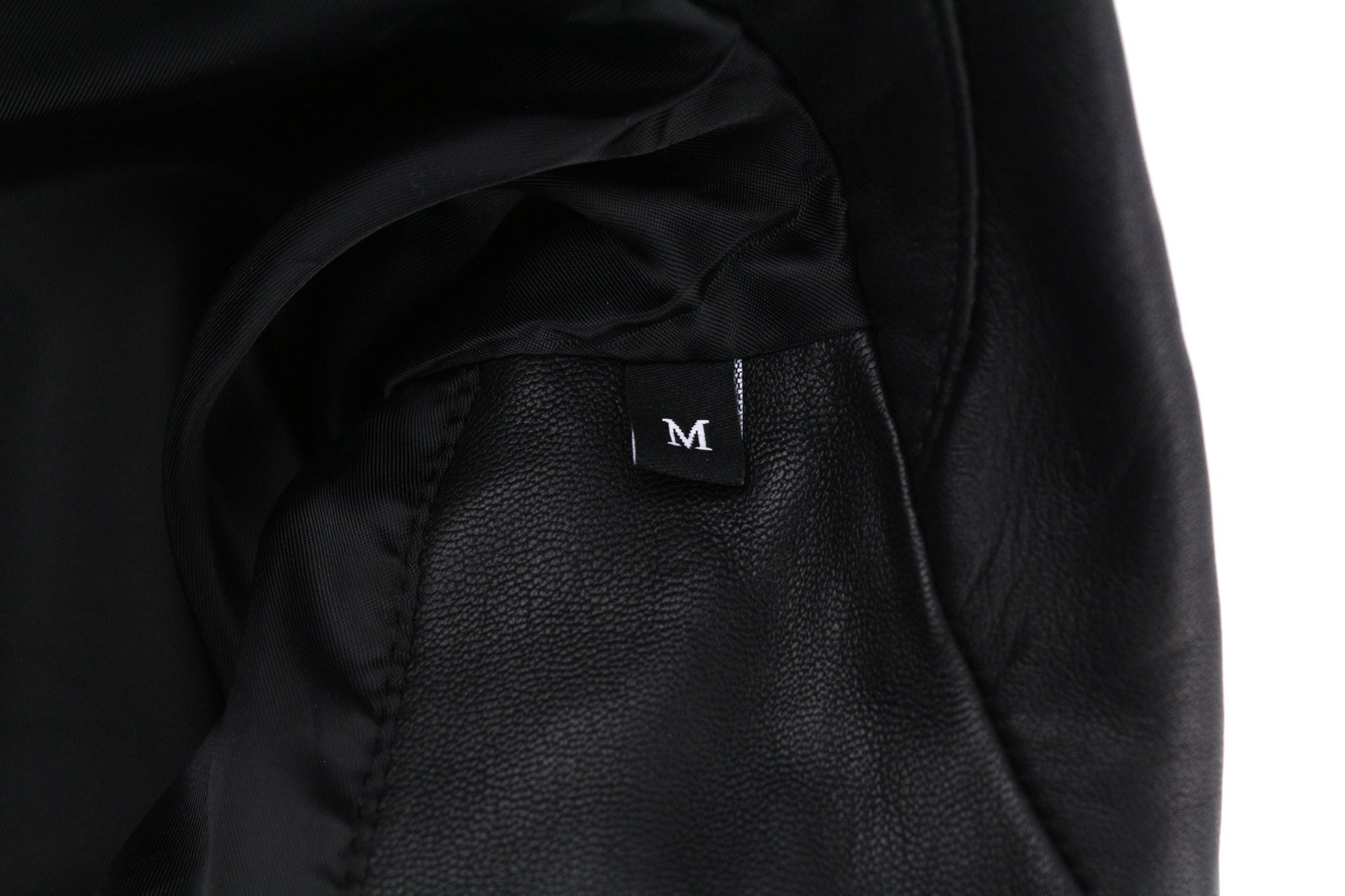 Diesel R-PUSMIR M Black Sheep Leather Zip Lined Jacket 81720 Size US M / EU 48-50 / 2 - 9 Thumbnail