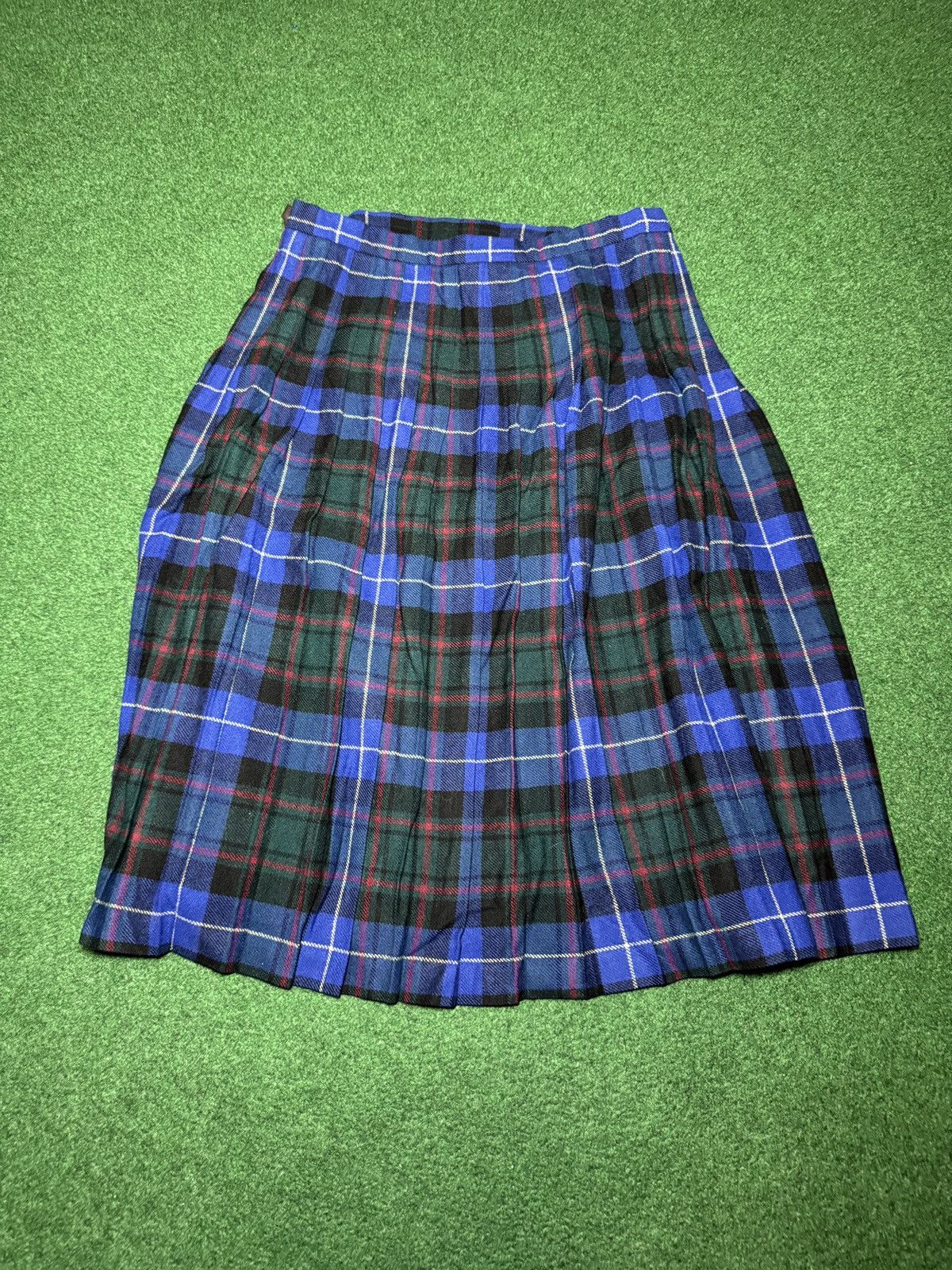 Vintage Vintage Plaid Pringle Of Scotland 70s Retro Scottish Skirt Size 32" / US 10 / IT 46 - 5 Thumbnail