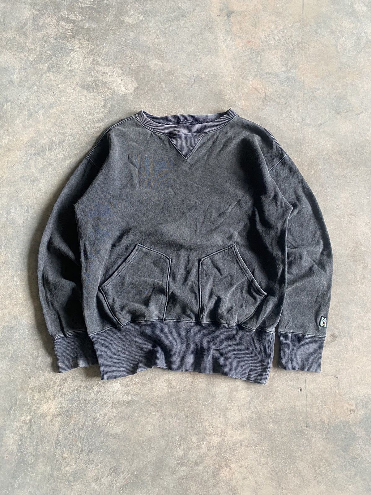 Vintage US PROPERTY MILITARY CREWNECK SWEATSHIRT 90s 80s WW2 Size US M / EU 48-50 / 2 - 2 Thumbnail