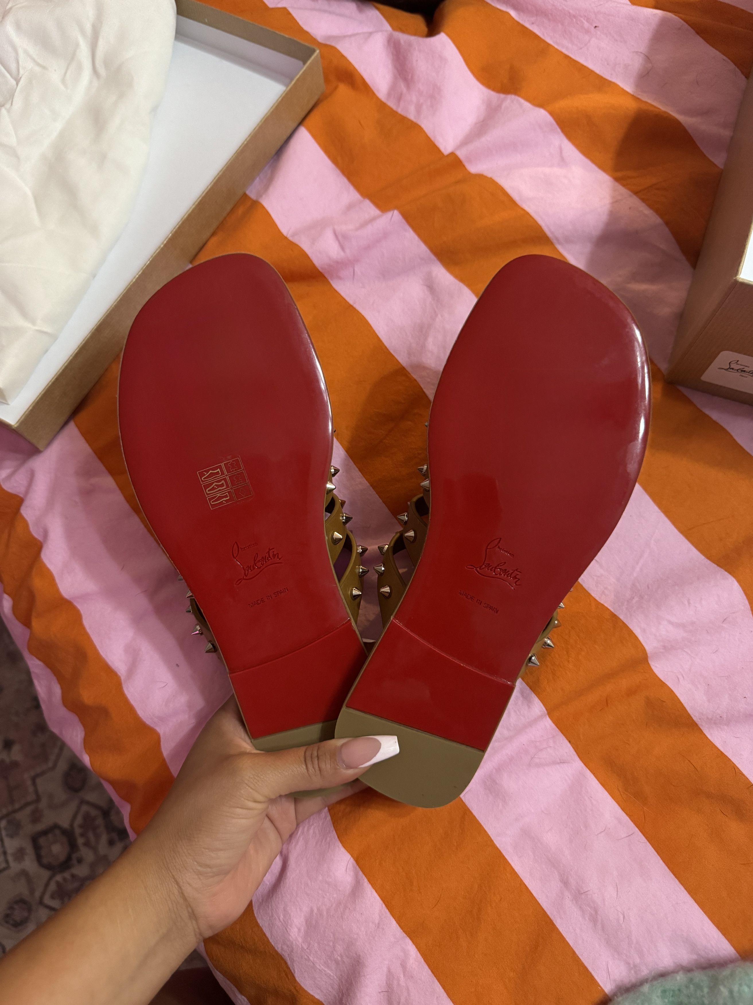 Christian Louboutin Charja Flat Size US 7.5 / IT 37.5 - 2 Thumbnail