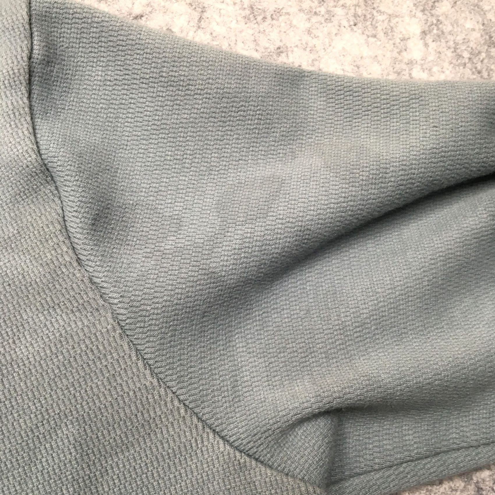 Vintage Devium USA Thermal Waffle Knit Henley Mens L Blue Premium Heavyweight Made Shirt Size US L / EU 52-54 / 3 - 6 Thumbnail