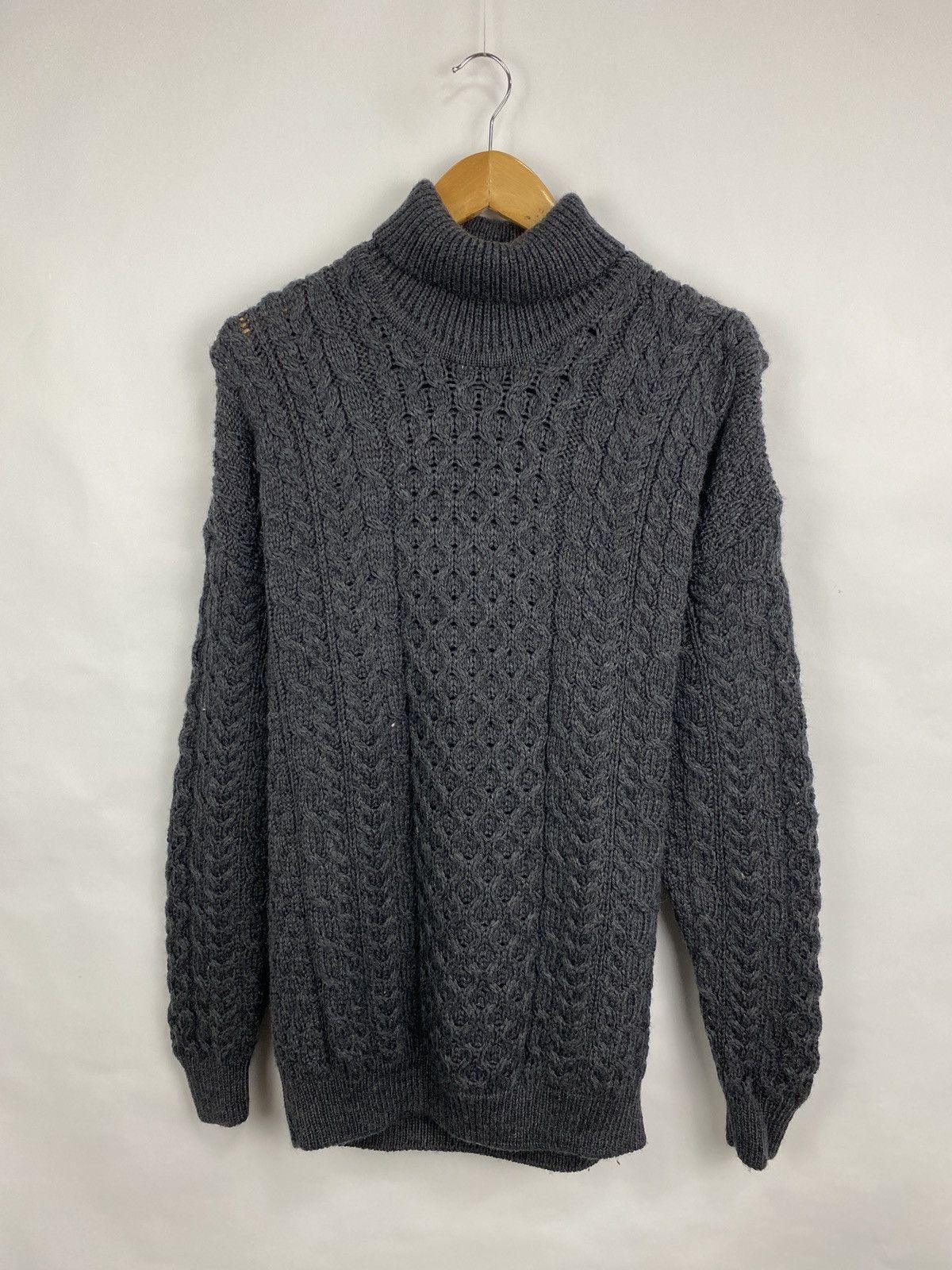 Aran Sweater Market 🇮🇪 Aran Islands Ireland Sweater Market Merino Wool Rare Retro Size US M / EU 48-50 / 2 - 3 Thumbnail