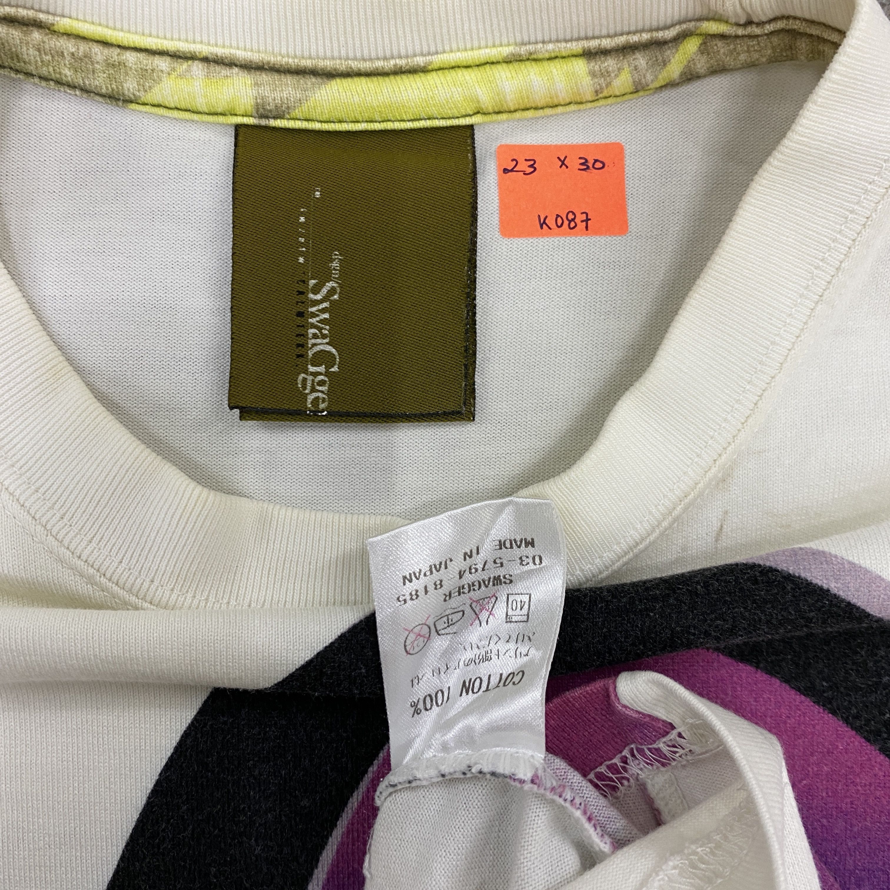 Japanese Brand Vintage Swagger 02 Calm T-Shirt - K087 Size US L / EU 52-54 / 3 - 4 Thumbnail
