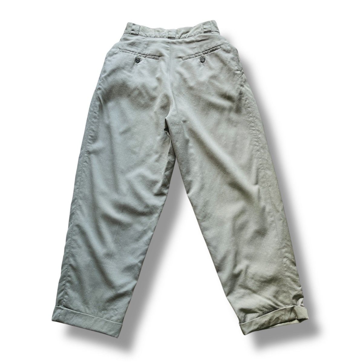 Designer × Issey Miyake × Vintage Vintage IS Issey Miyake Casual Pants Japan 1980s Size US 28 / EU 44 - 2 Thumbnail