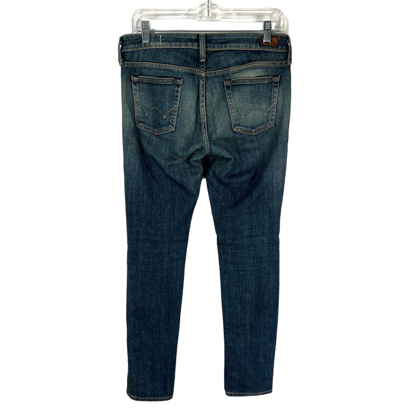 Edwin Edwin Jeans Straight Mid Rise Blue Denim Size 27" / US 4 / IT 40 - 8 Thumbnail