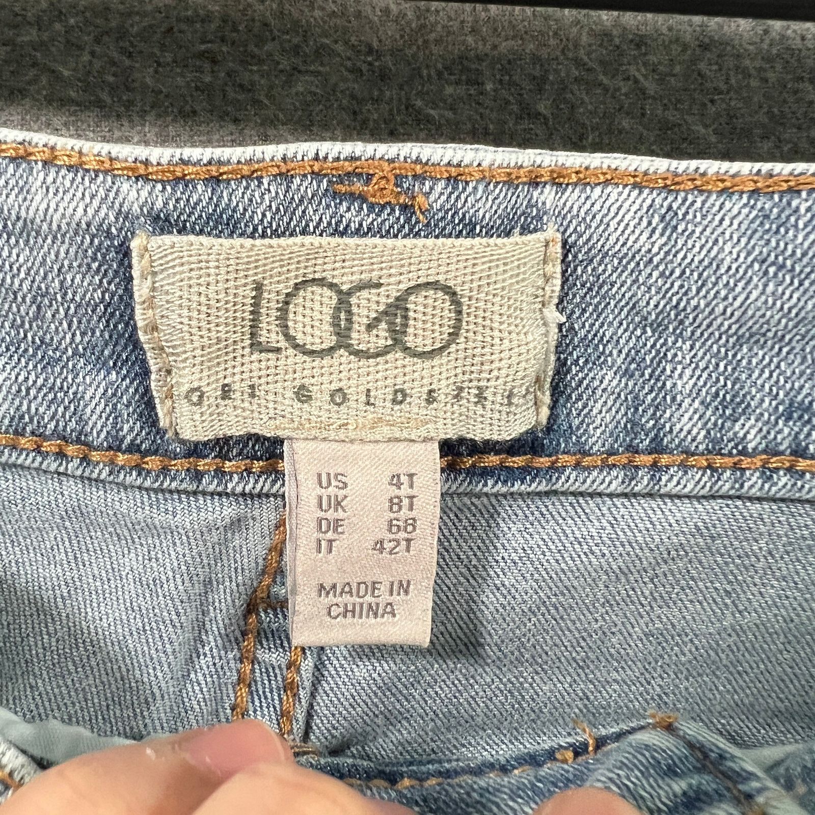 Other LOGO by Lori Goldstein Tall Wide Leg Jeans with Button Fly Size 27" / US 4 / IT 40 - 3 Thumbnail