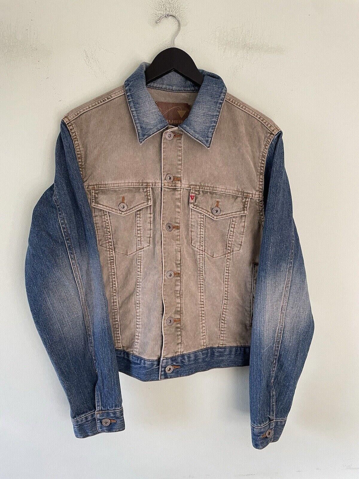 Guess Vintage Guess Corduroy Denim Jacket Medium Size M / US 6-8 / IT 42-44 - 1 Thumbnail