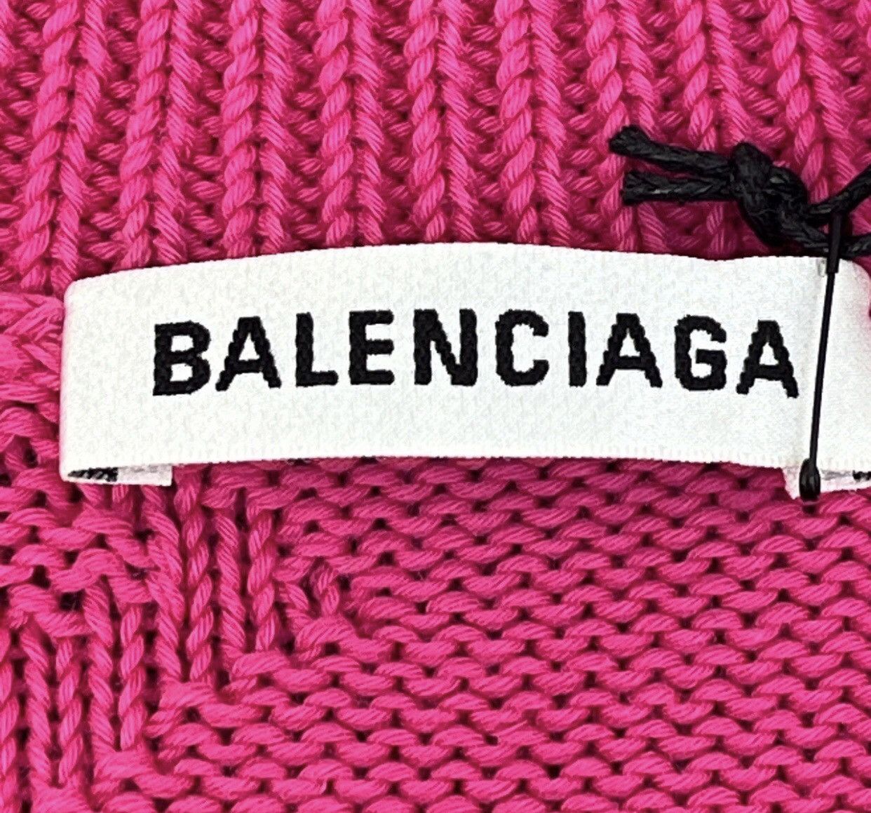 Balenciaga Balenciaga Pink 3D Knitted Jacquard Full Print BulletSweater Size US M / EU 48-50 / 2 - 5 Thumbnail