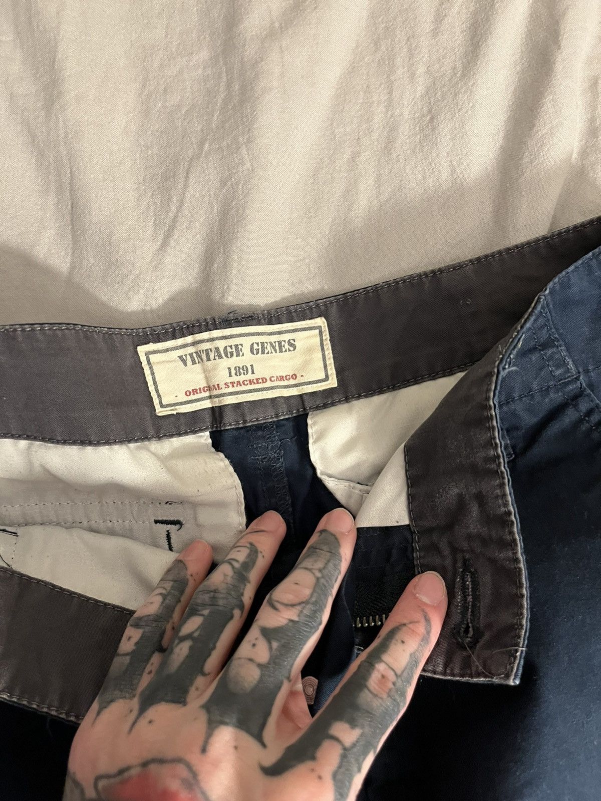 Other Vintage navy cargo shorts Size US 28 / EU 44 - 3 Thumbnail