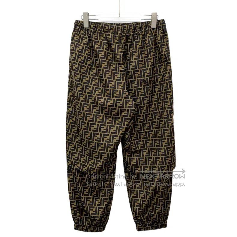 Fendi Fendi Dark brown logo letter printed casual workwear long Size US 30 / EU 46 - 2 Thumbnail