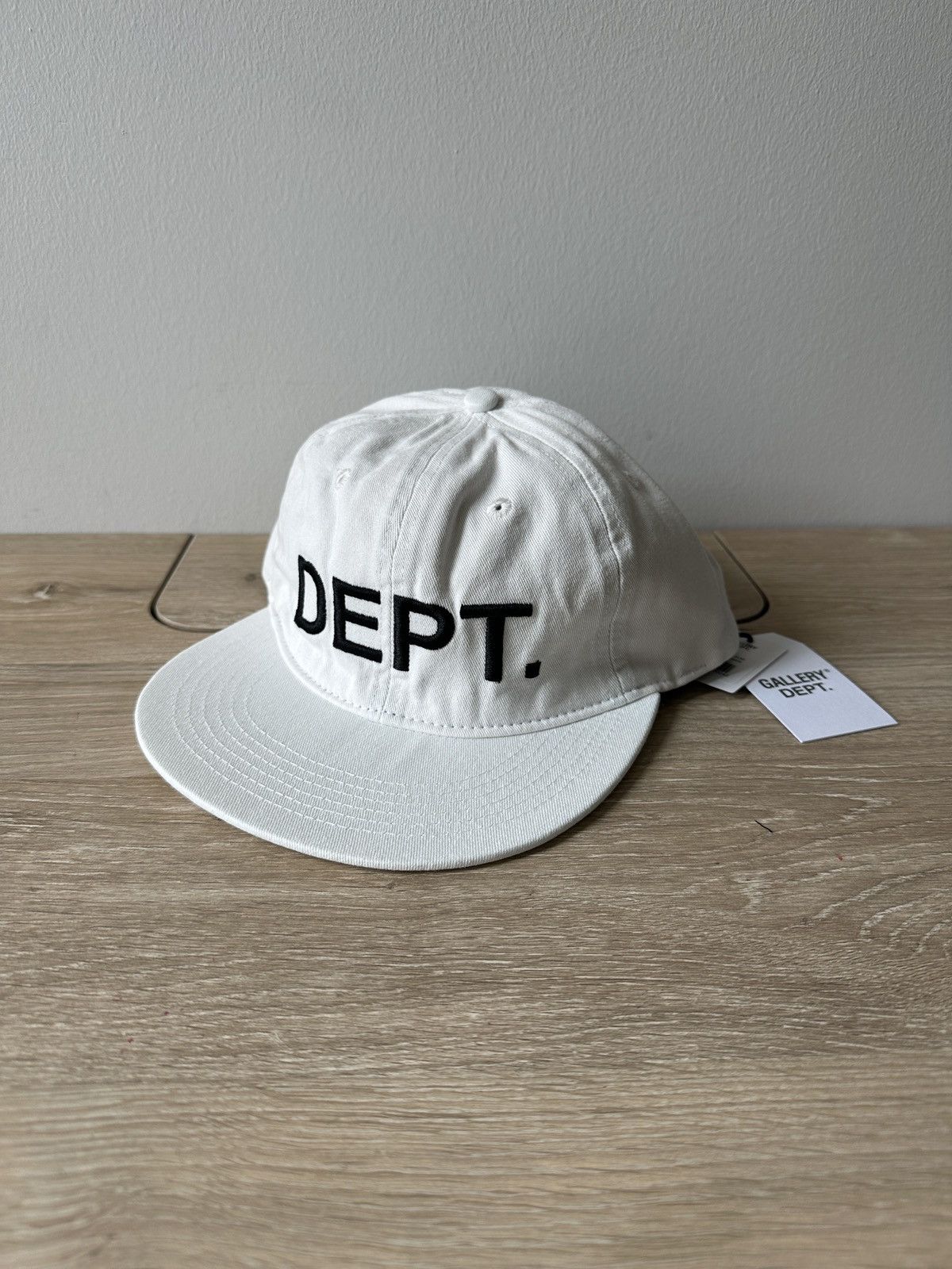 Gallery Dept. Gallery Dept. Logo Embroidered Hat White Size ONE SIZE - 1 Thumbnail