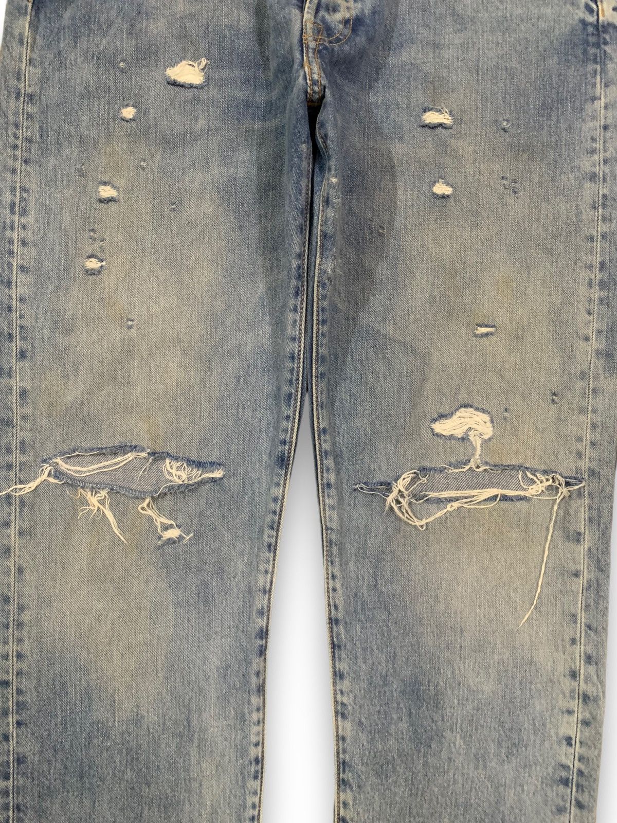 Levi's Vintage Clothing Vintage Y2K Levis 501CT Distressed Grunge Jeans Size 34x30 Size US 34 / EU 50 - 7 Thumbnail