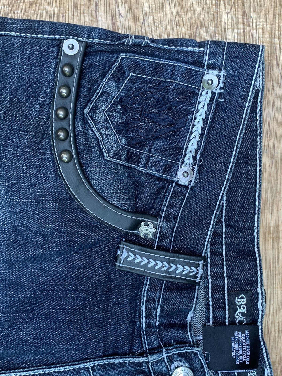 Other Black Carpet Baggy Denim Pants Size US 34 / EU 50 - 20 Thumbnail