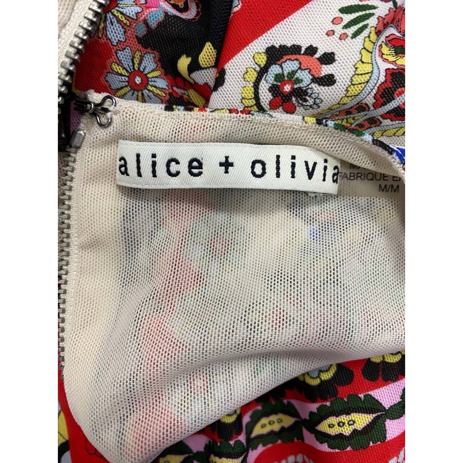 Alice + Olivia ALICE + OLIVIA Women Nara printed mesh bodysuit M A000703 Size M / US 6-8 / IT 42-44 - 4 Thumbnail