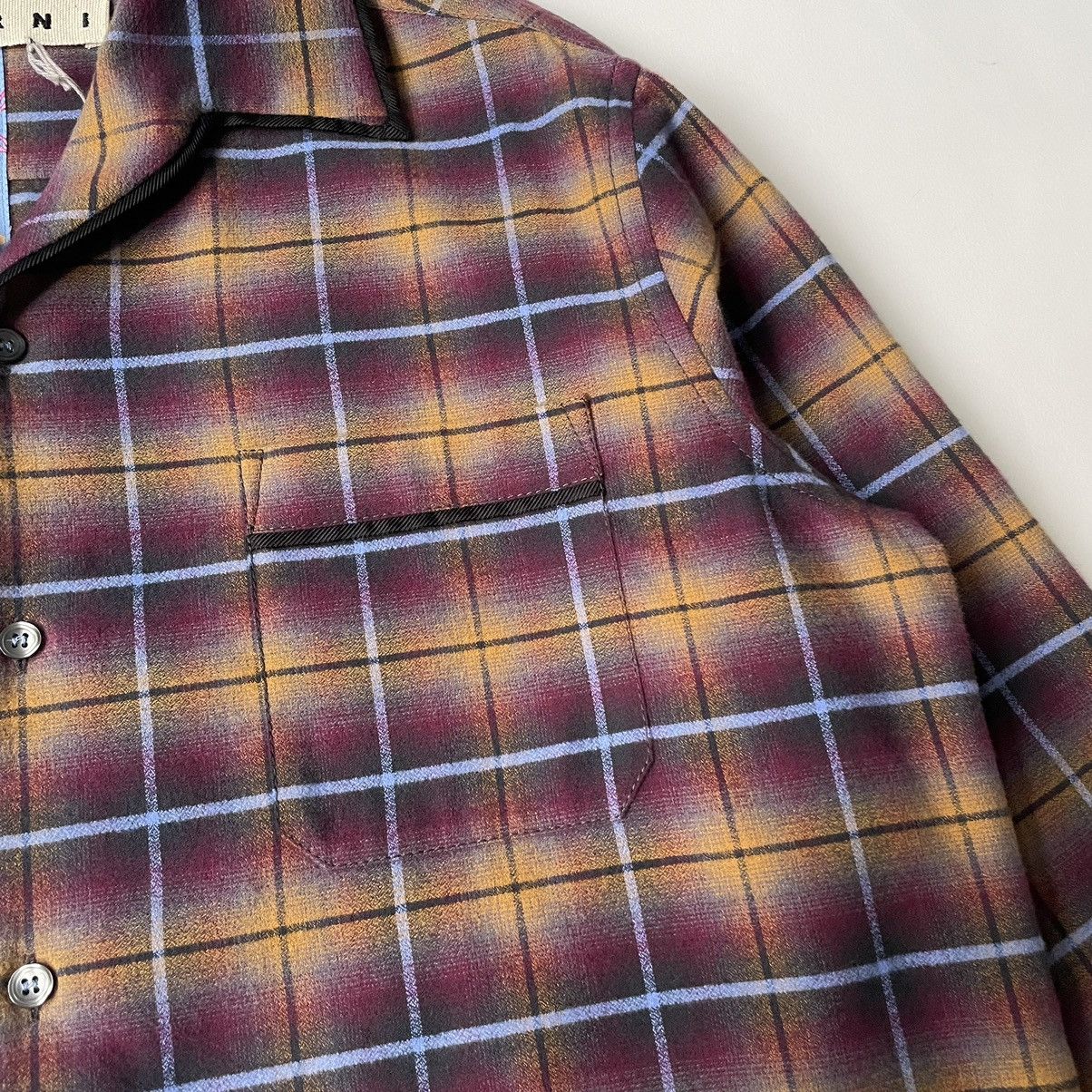 Marni A/W 22 Split Print Camp Collar Shirt Size US M / EU 48-50 / 2 - 10 Thumbnail