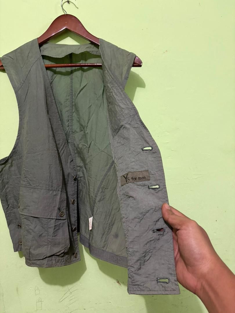 Yohji Yamamoto Vtg Yohji Yamamoto Y’s For Men Nylon Vest Military Design Size US M / EU 48-50 / 2 - 5 Thumbnail