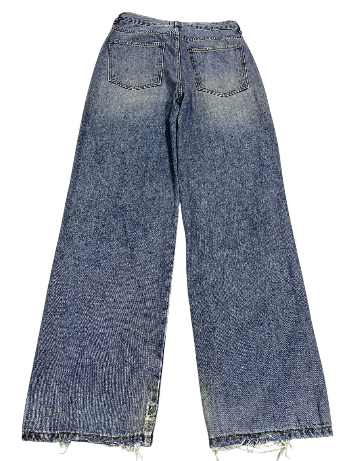 If Six Was Nine × Japanese Brand × Le Grande Bleu (L.G.B.) BAGGY💥 JAPANESE BRAND Y2K WASHED BLUE DENIM PANTS Size US 29 - 7 Thumbnail